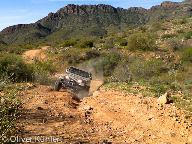 Auf dem Weg nach Crown King