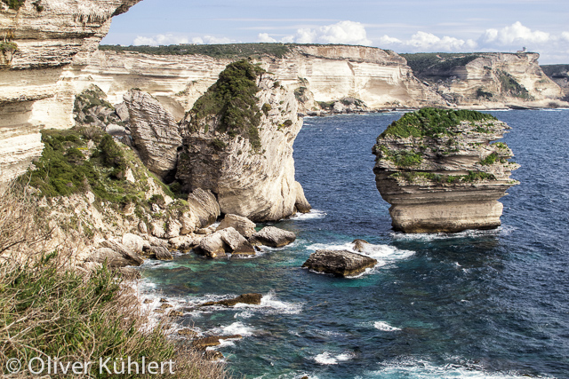 Kalksteinfelsen bei Bonifacio