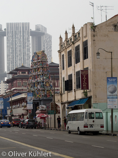 Indischer Tempel in Chinatown